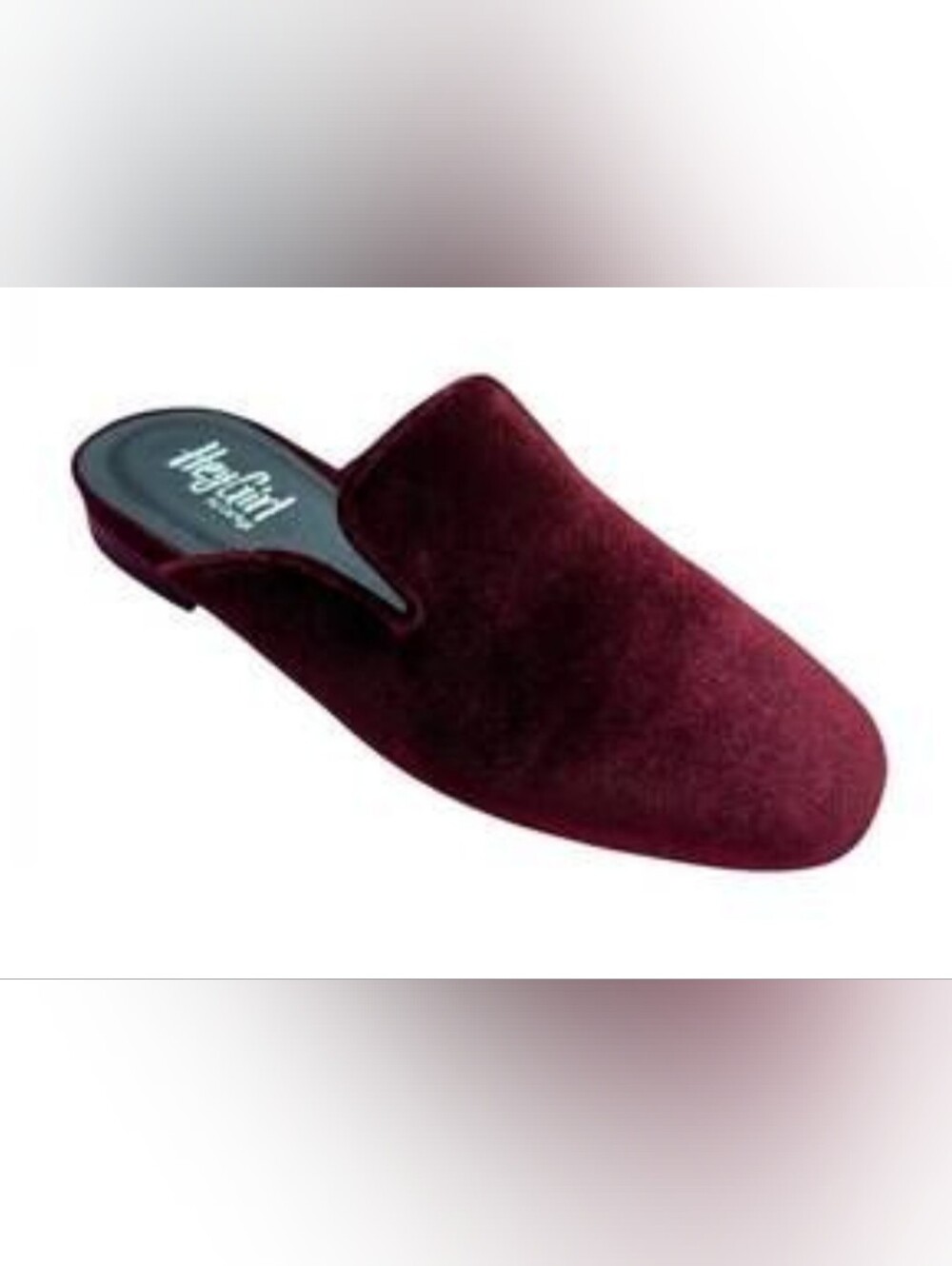 New Corky's Spotlight Burgundy Velvet Mules